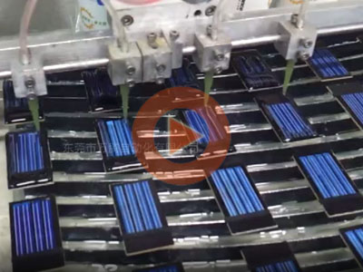 多頭灌膠機為太陽能光伏板噴